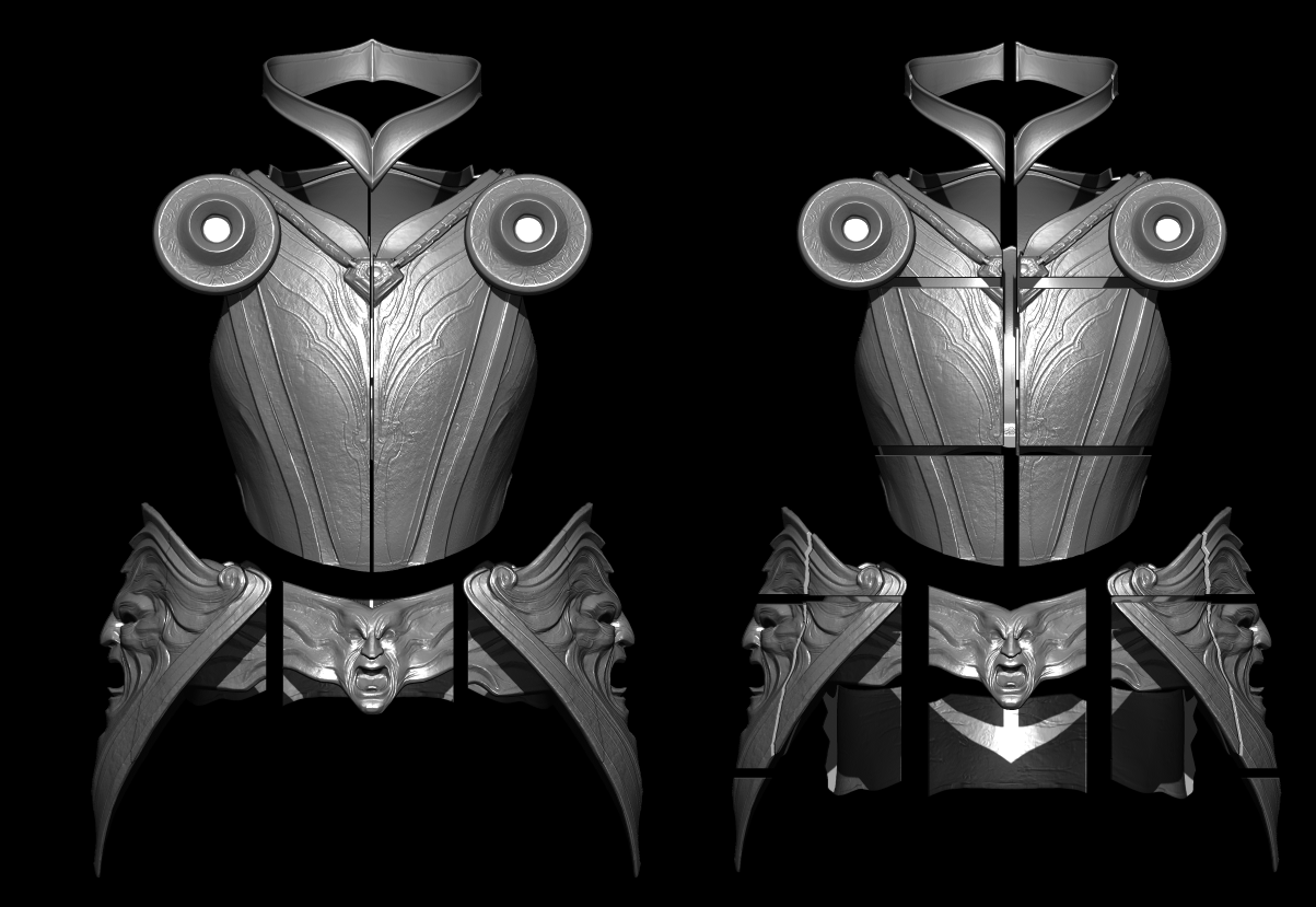 DIABLO 4 INARIUS CHESTPLATE BACKPLATE AND WAIST ARMOR life size cosplay - Diablo Fan Art