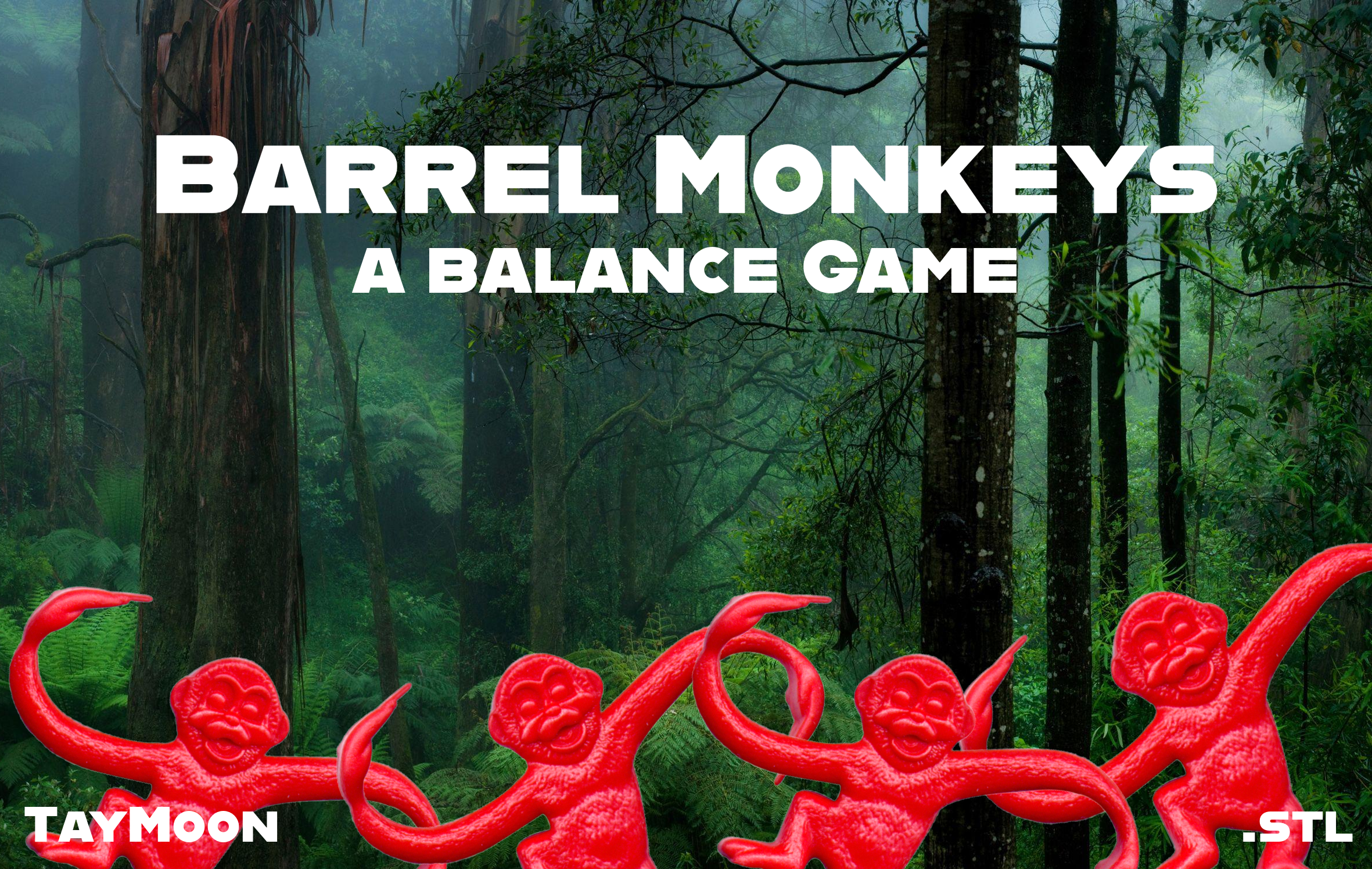 Barrel Monkeys - a Balance Game