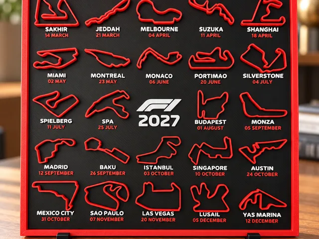 F1 2027 – Racing Calendar