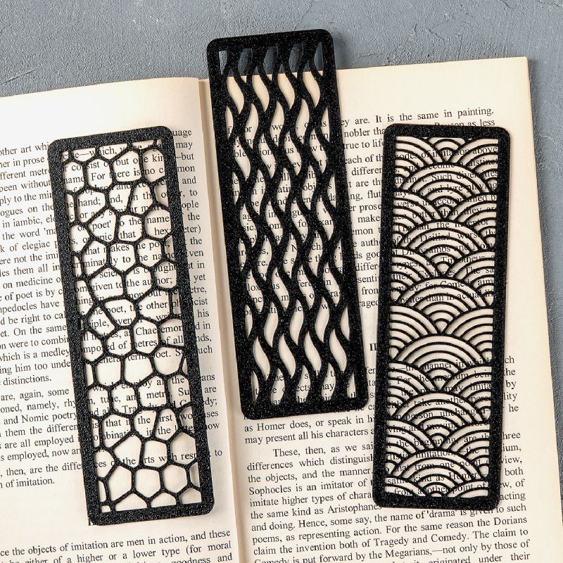Minimal Linework Bookmarks by Bamingo Design | Download free STL model ...