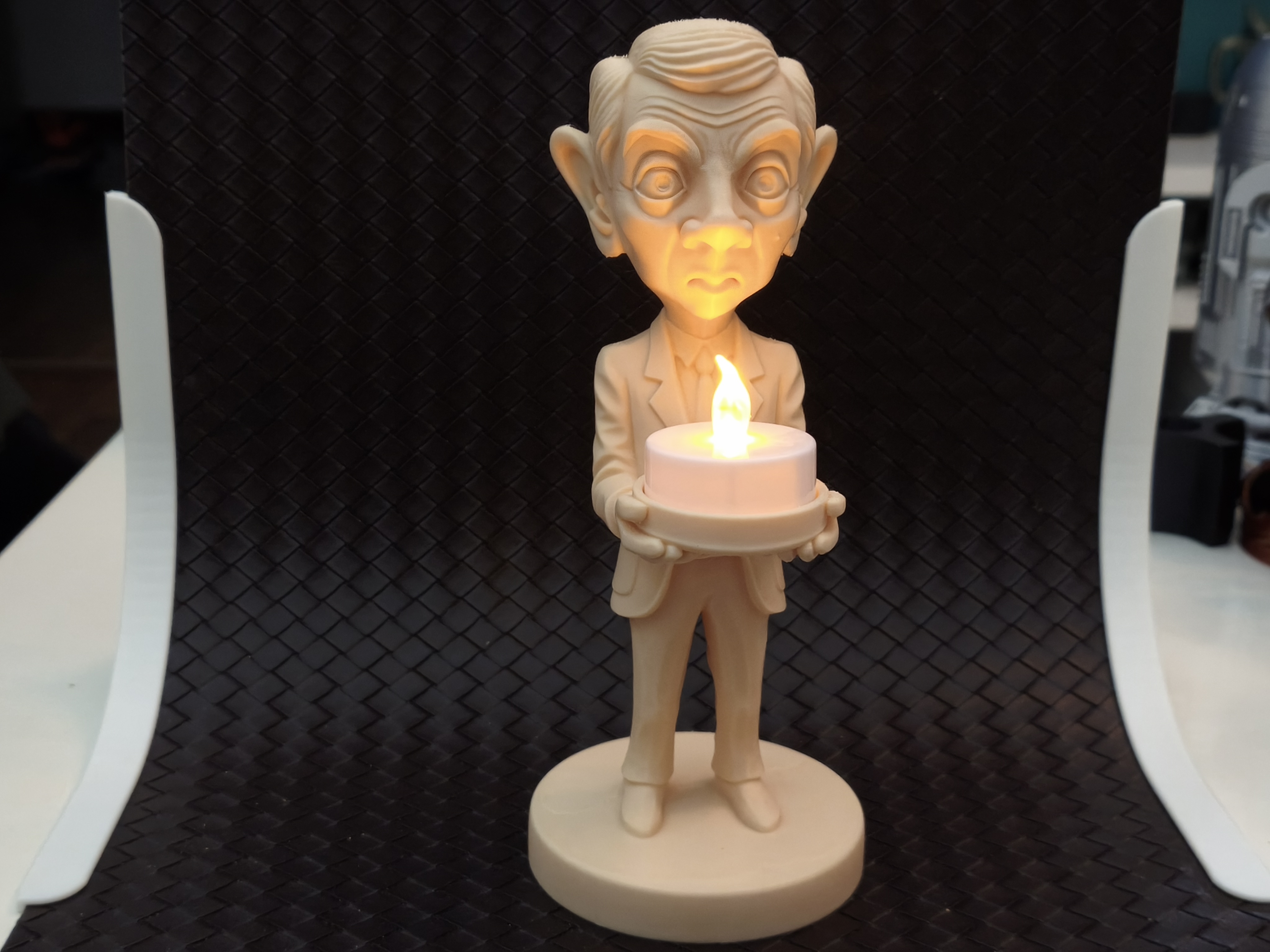 Mr. Bean Caricature - LED Tea light Holder