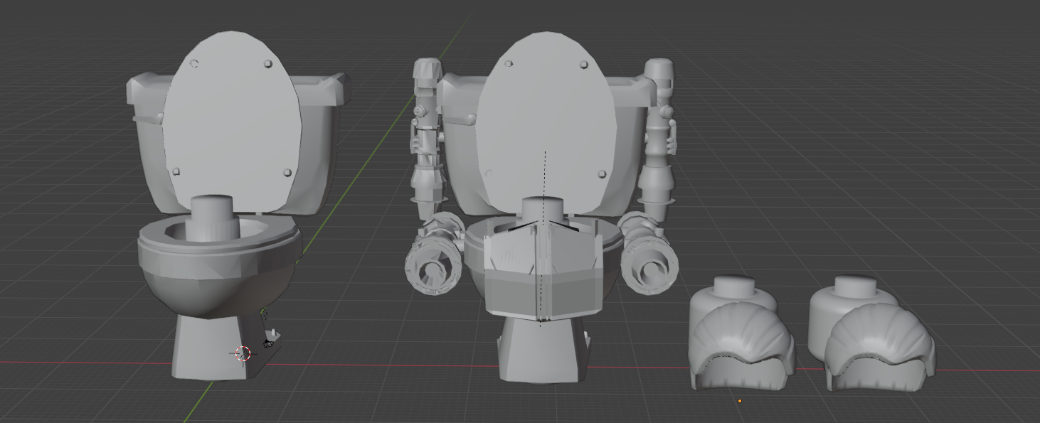 skibidi toilet lego model v1
