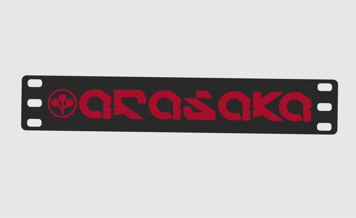 10in Arasaka Blank plate