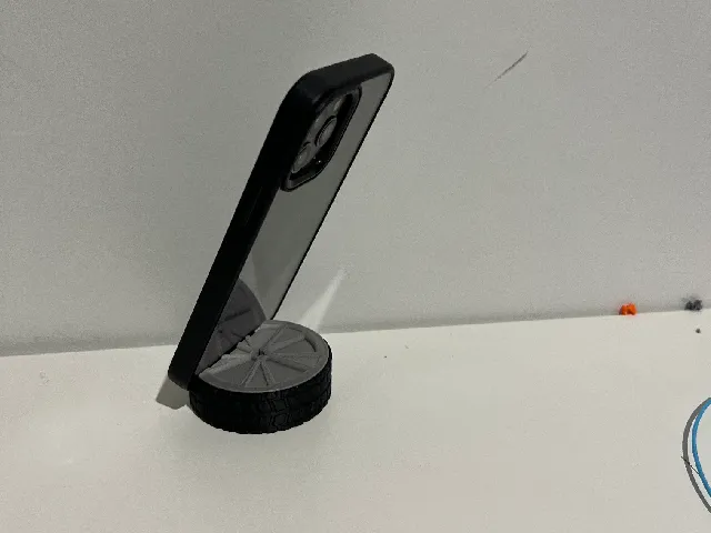 tire phone stand