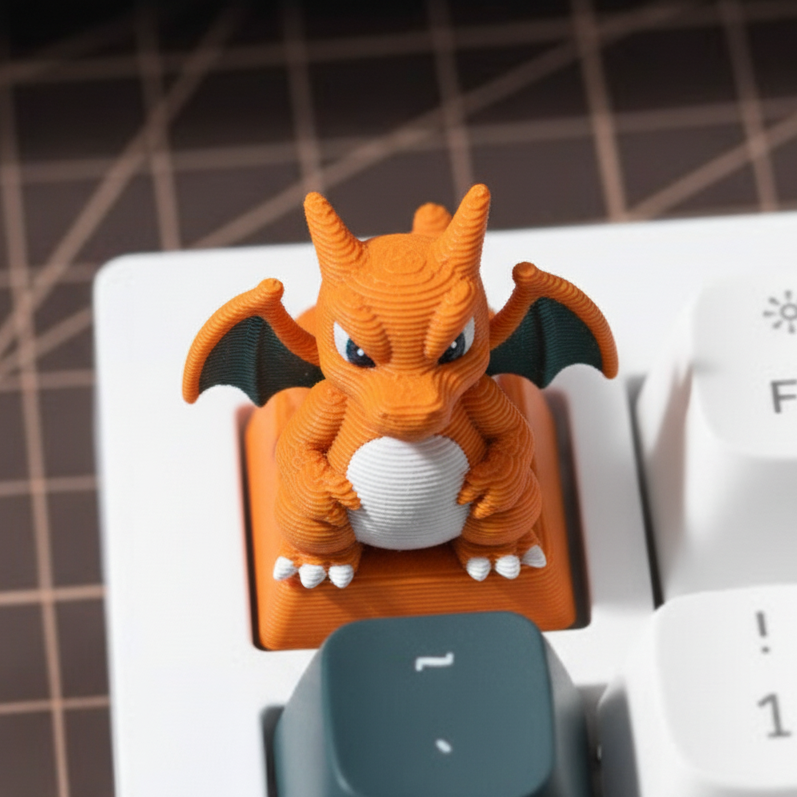 Charizard Pokemon Keyboard Keycap MX by Monsieur-Pierre | Download free ...