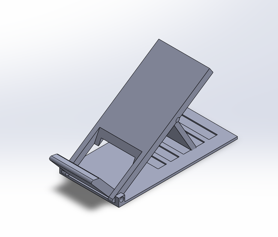 ME430 Midterm Project -- Laptop Stand 3D model