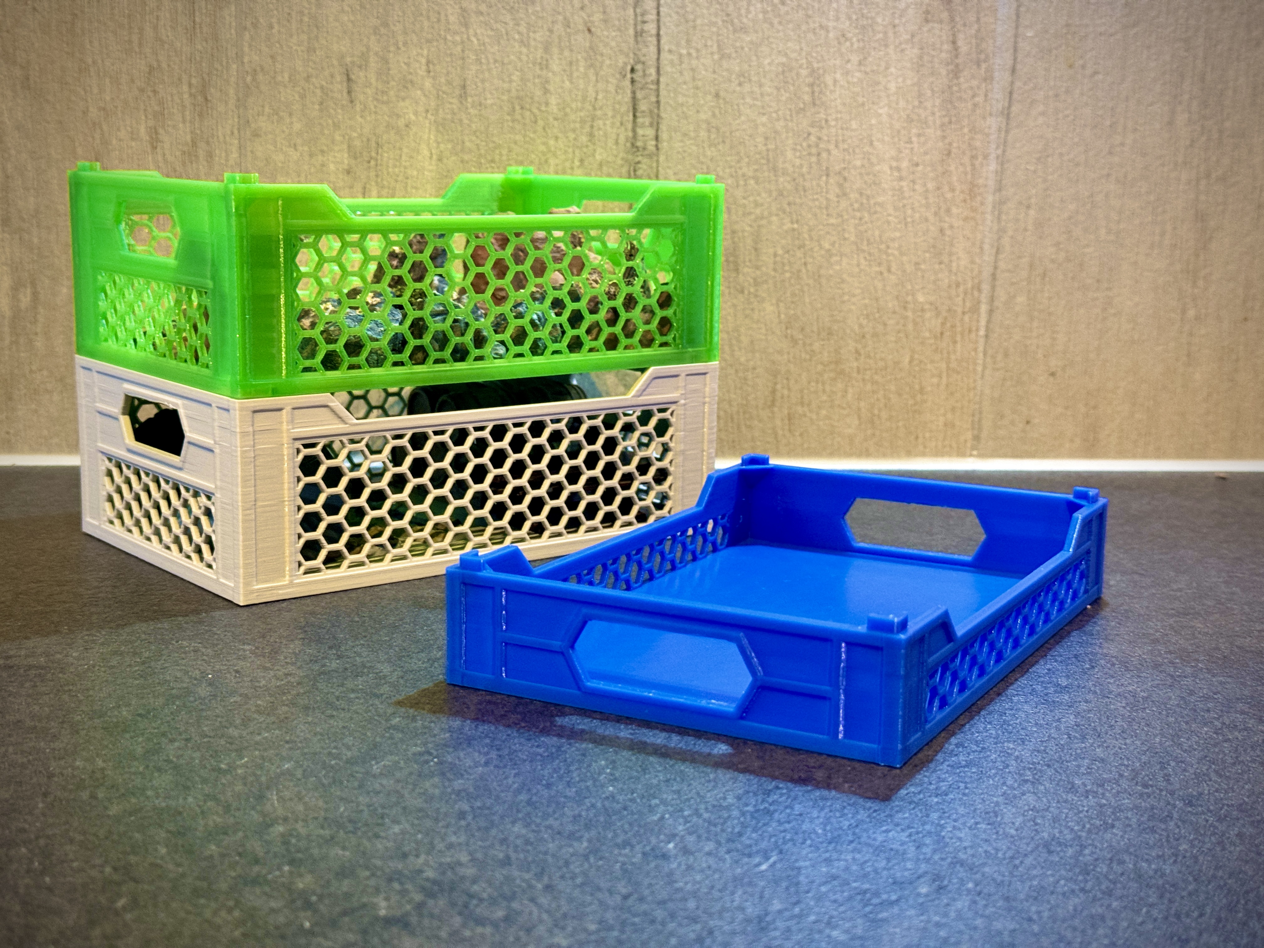 Stackable Crate - HALF HEIGHT (Remix)
