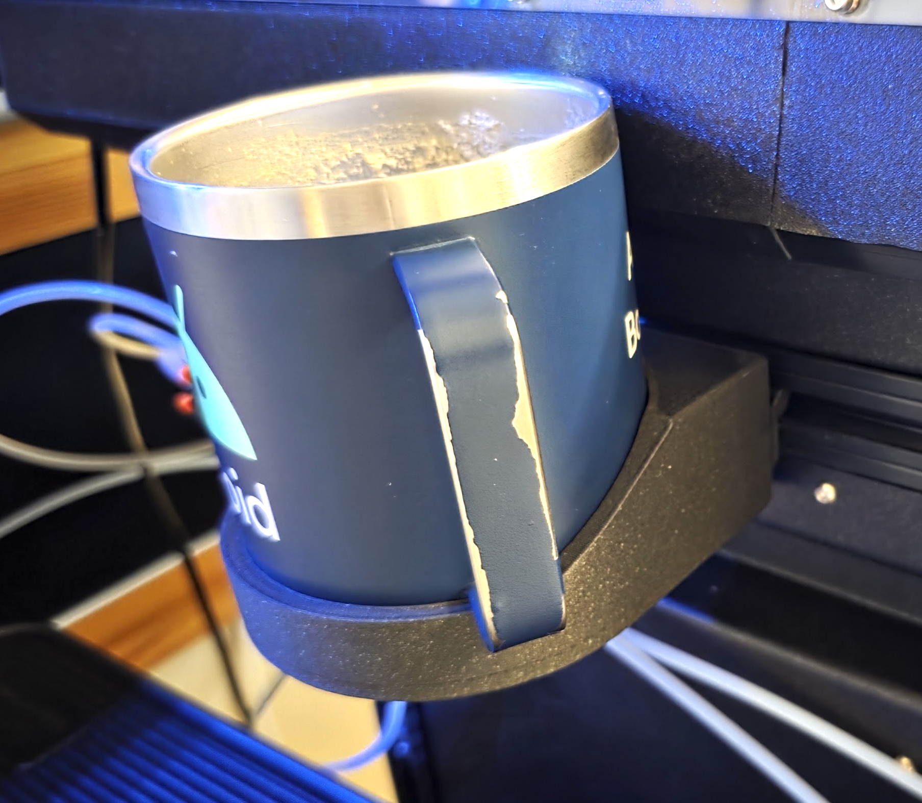 Coffeecup and coffeecup with handle holder for T-Slot / Prusa XL