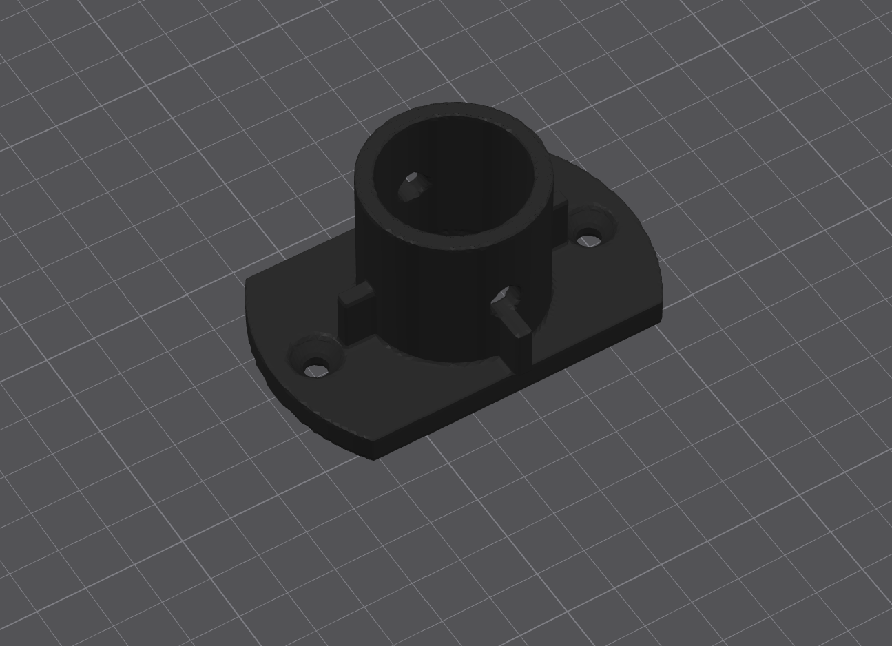 Flange for RV/Trampoline Ladder