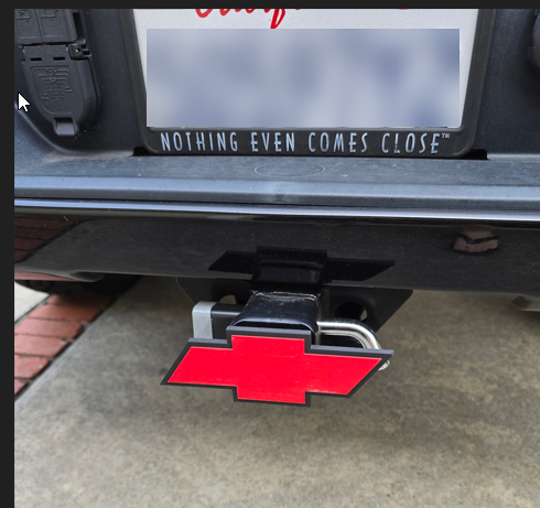 Bowtie Style Hitch Plug – Truck Receiver Cover