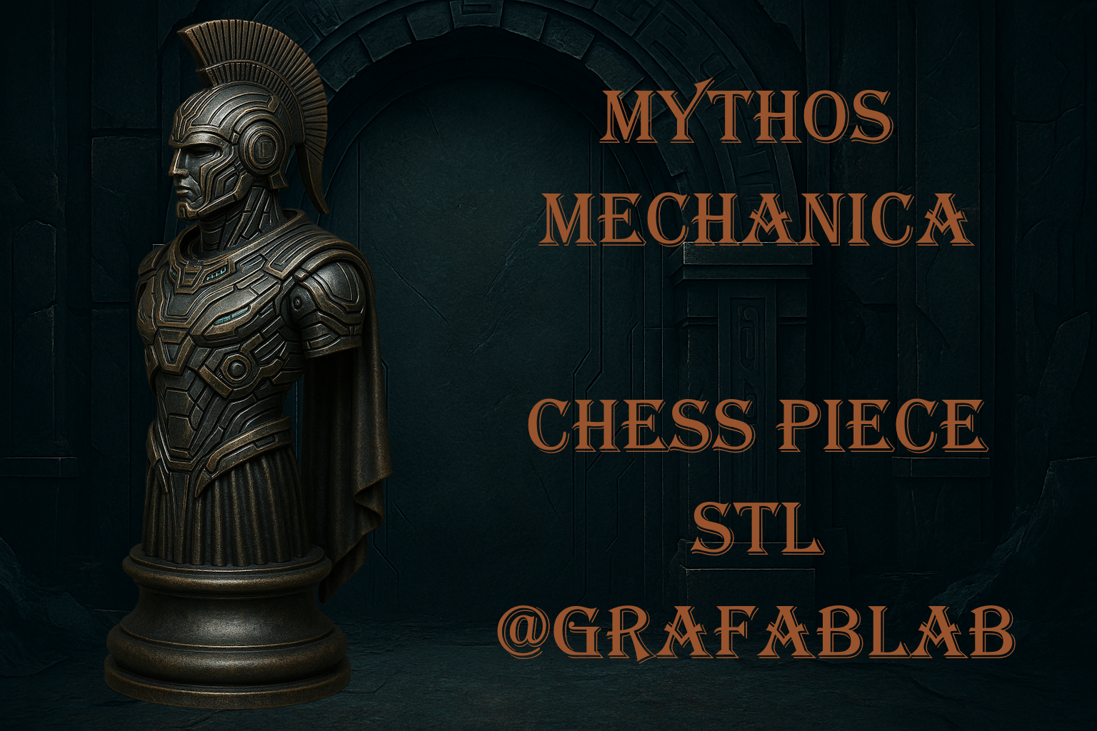 Mythos Mechanica "King" - chess piece