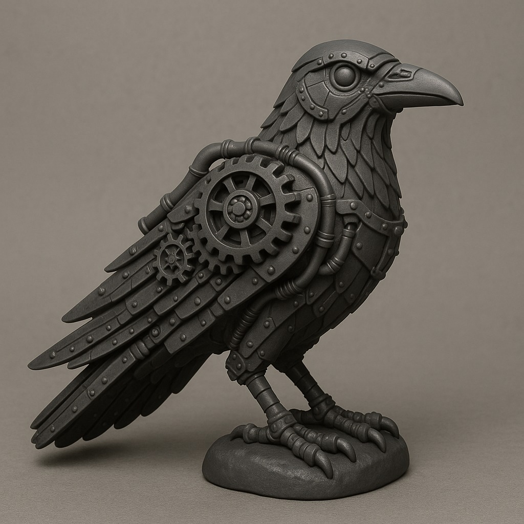 Steampunk Raven