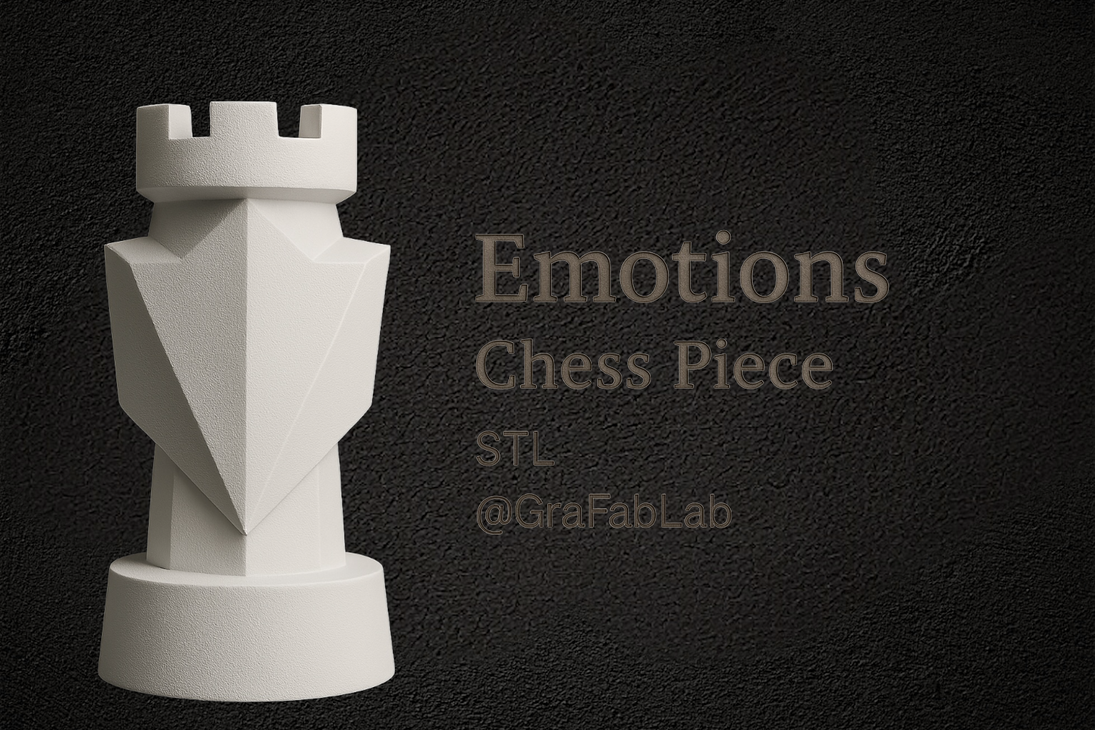 Emotions "Rook" - chess piece