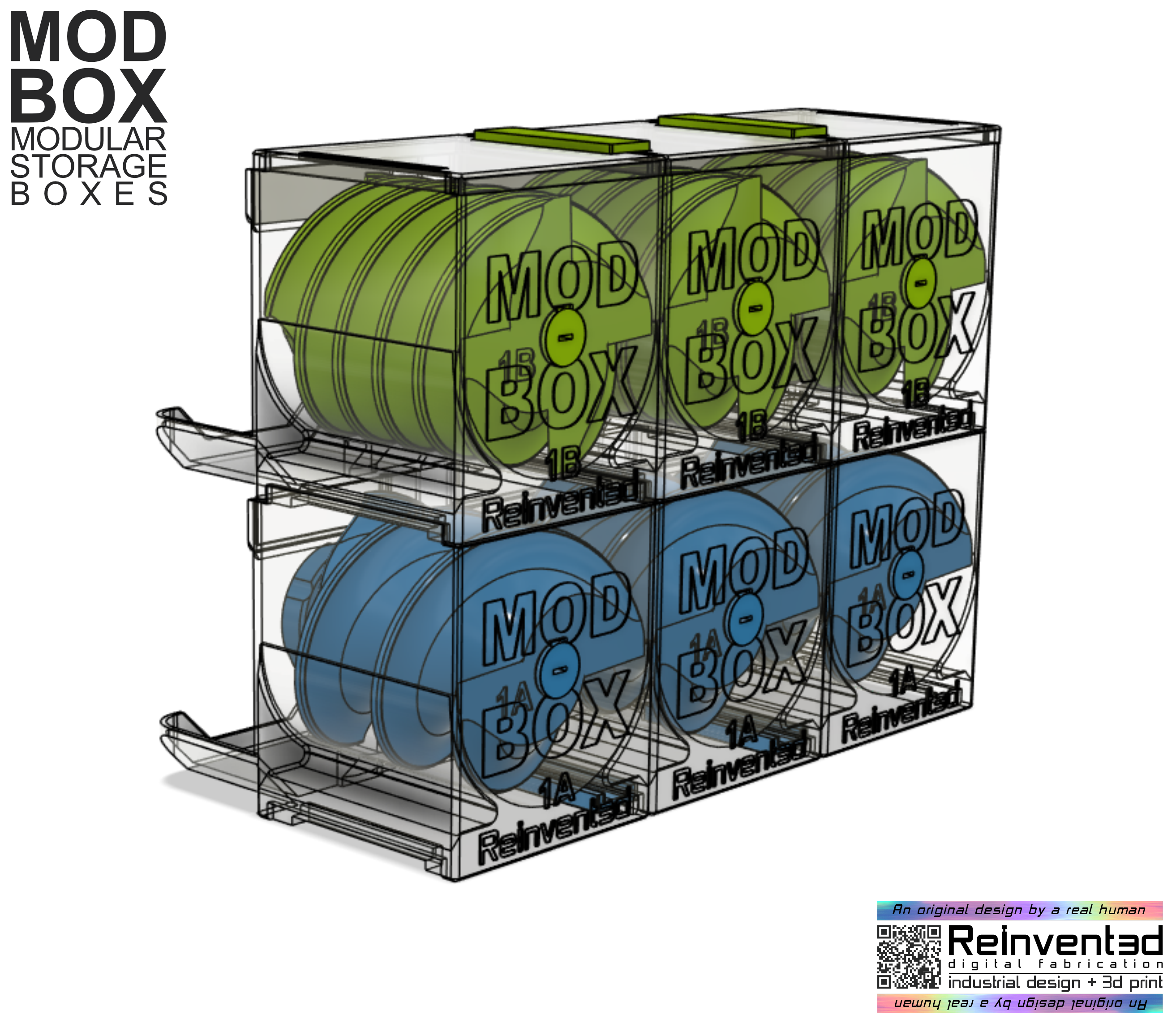 MODBOX Modular Storage Boxes for Small Components — miniatura 11