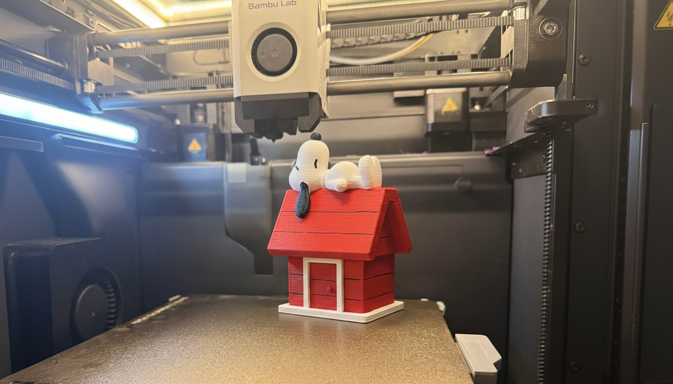 Snoopy on Doghouse – Relaxed Beagle