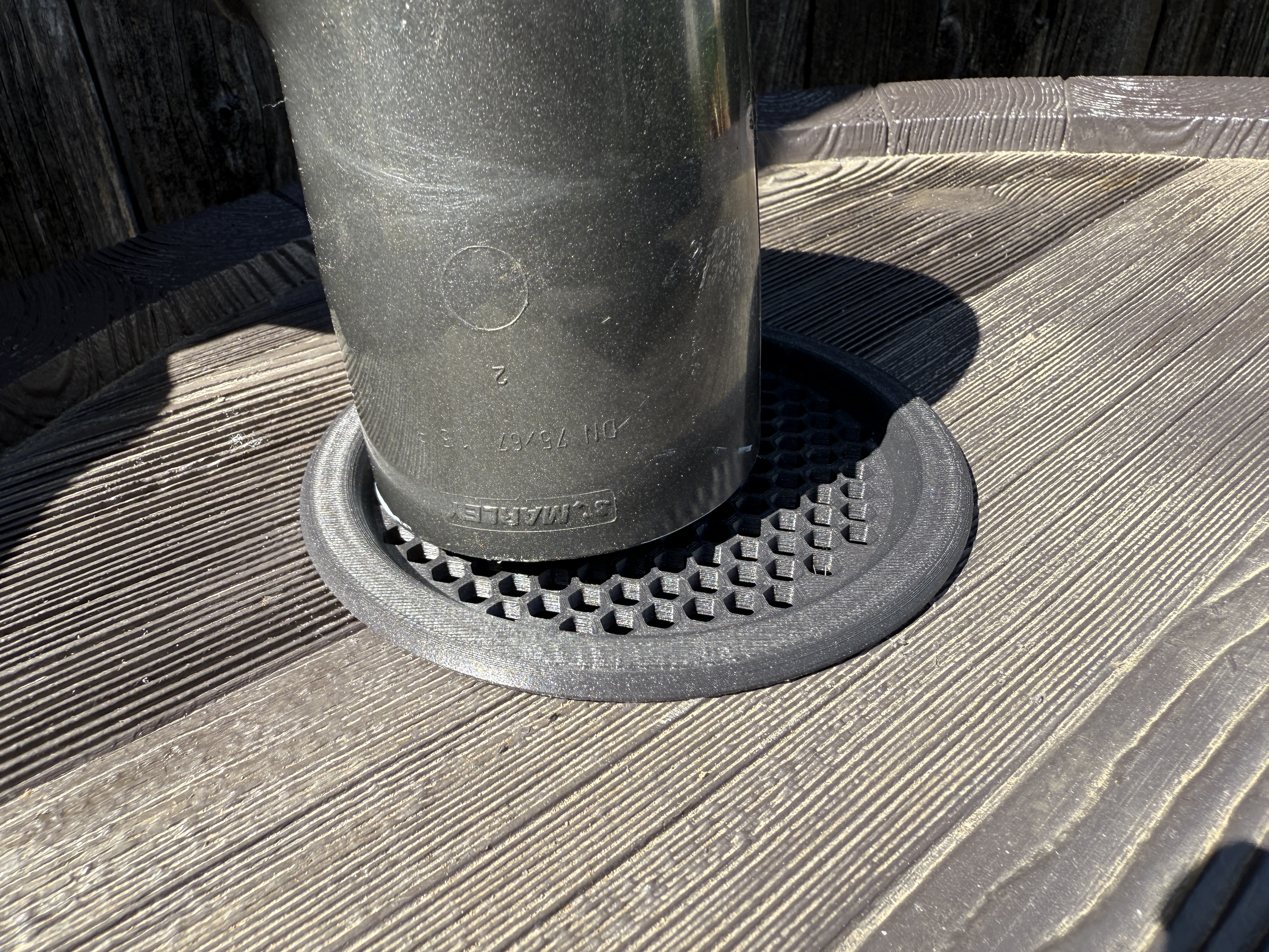 Dirt Trap 120mm - Sieve for rain barrel - rain water filter mesh — miniatura 2