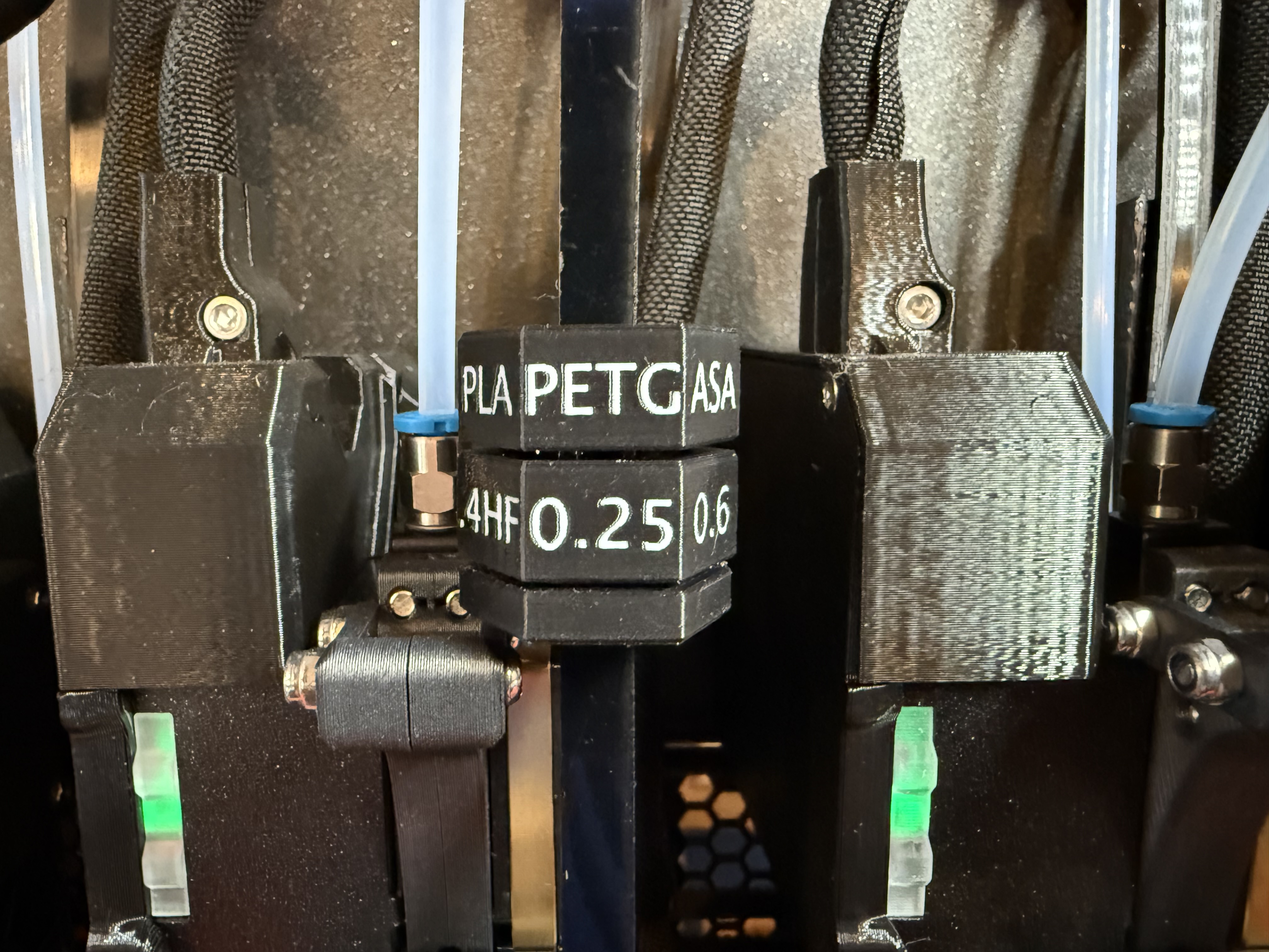 Remixed Prusa XL Nozzle Size Markers with Editable Text