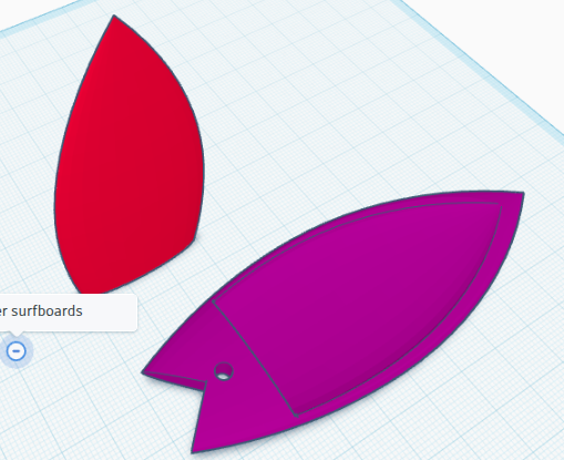 Finger surfboard with color changeable top