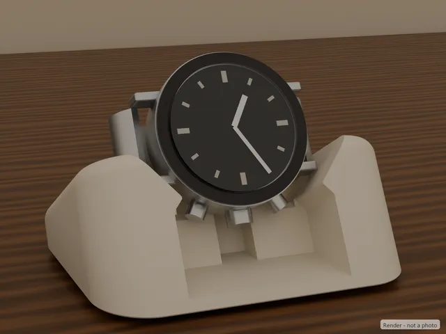Crown-Up / Crown-Down Watch Stand – Rests on the Lugs, Crown Touches Nothing, 34–42.5 mm Cases