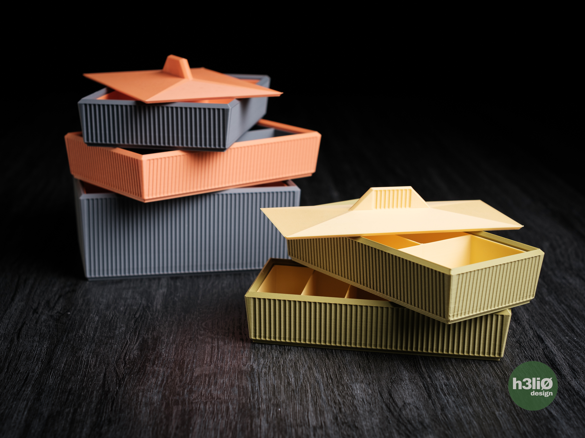 Miniatura 10 do modelo 3D clarit • stackable boxes