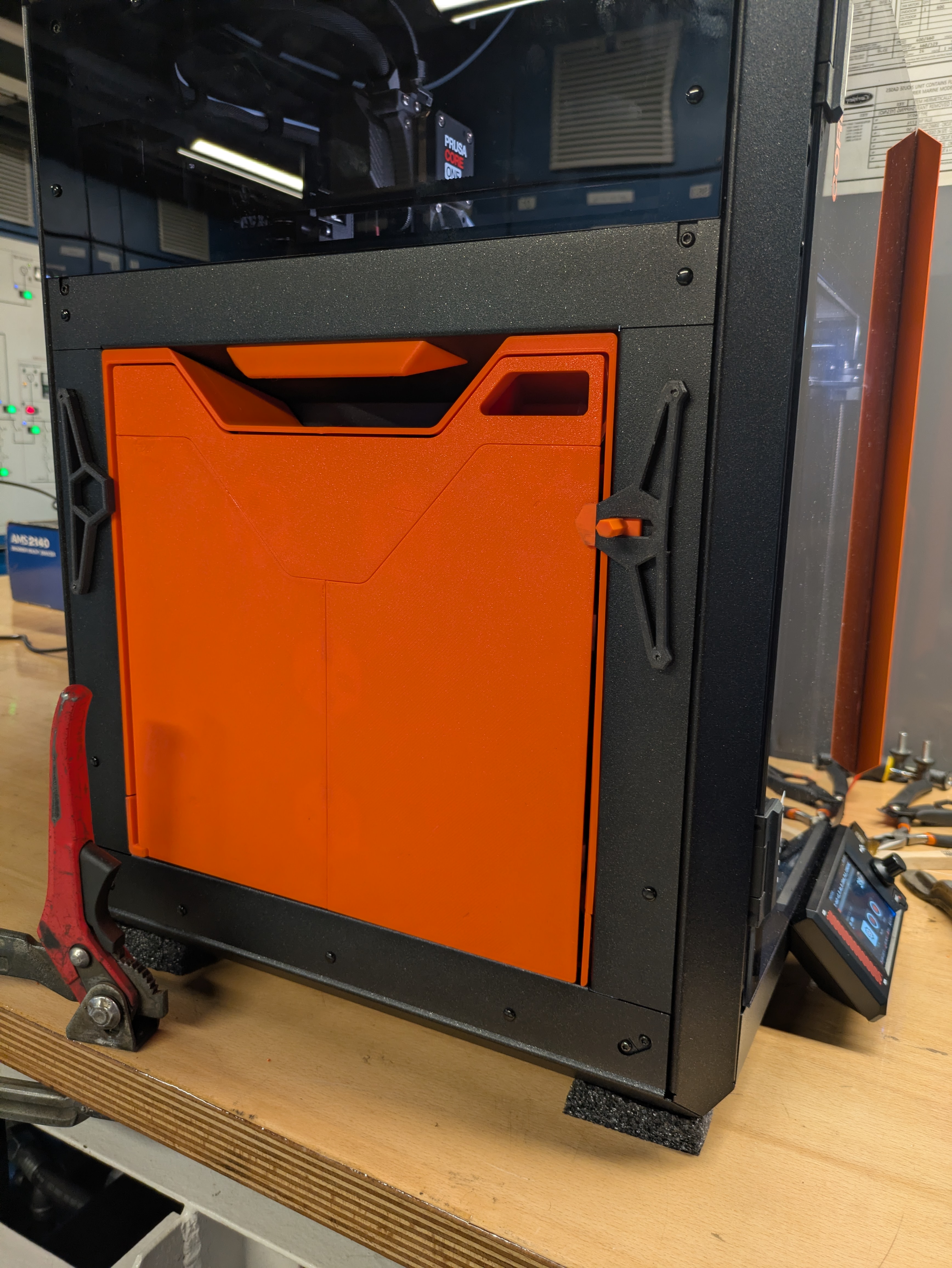 Alternative holders with sliding door latch, no magnets required