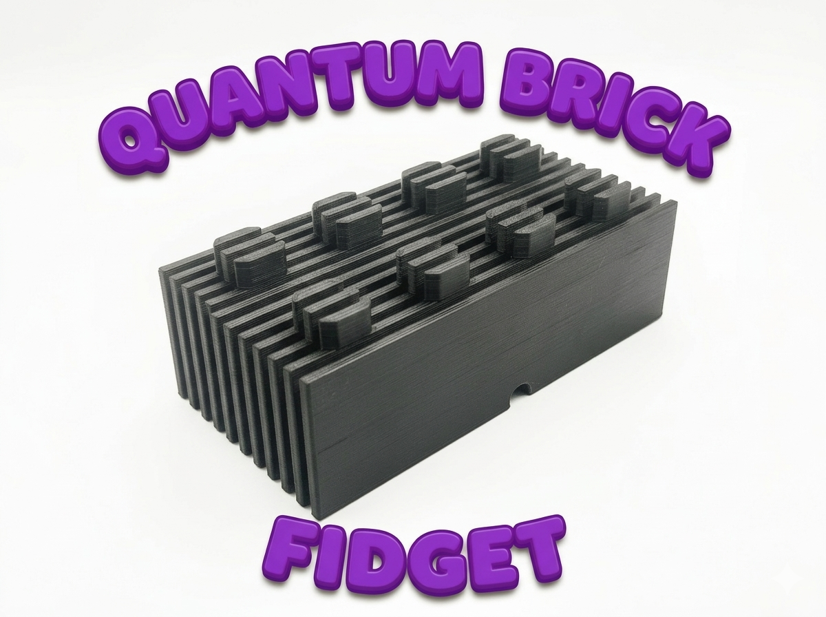 Miniatura 8 do modelo 3D Quantum Brick Fidget
