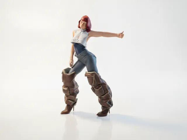 Hooded Figure Statue Female Figures 3D Printable