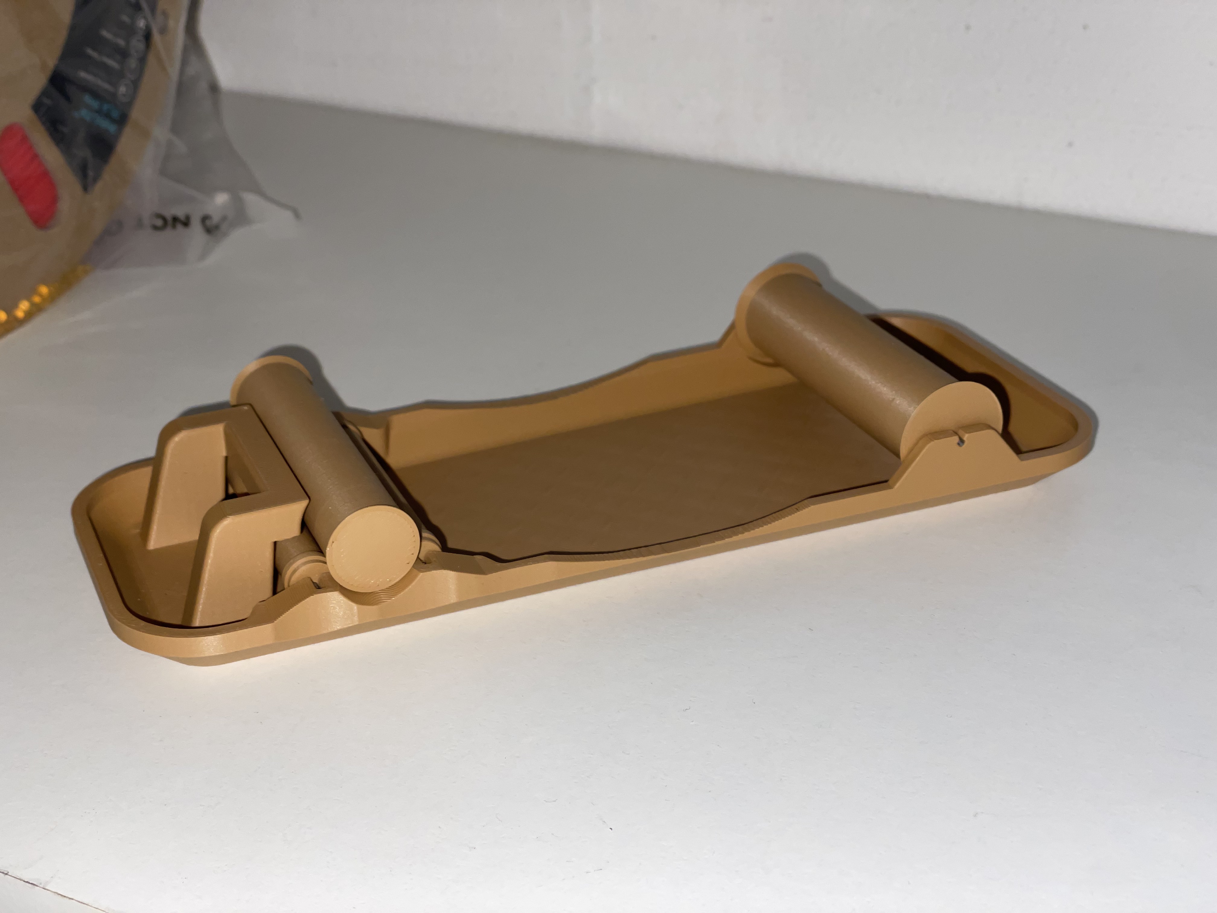 Drybox filament spool holder (no ball bearings needed) — miniatura 3