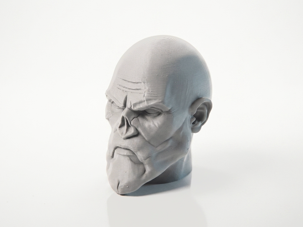 Kratos Skull Sculpture Gaming Collectible 3D Printable