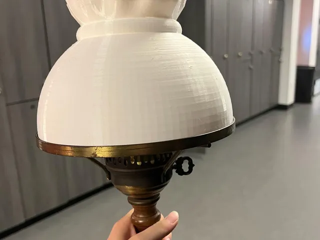 8" hurricane lampshade