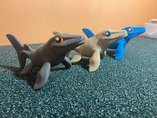 Cute Mosasaurus Monty – CARTOON EDITION (noAMS)