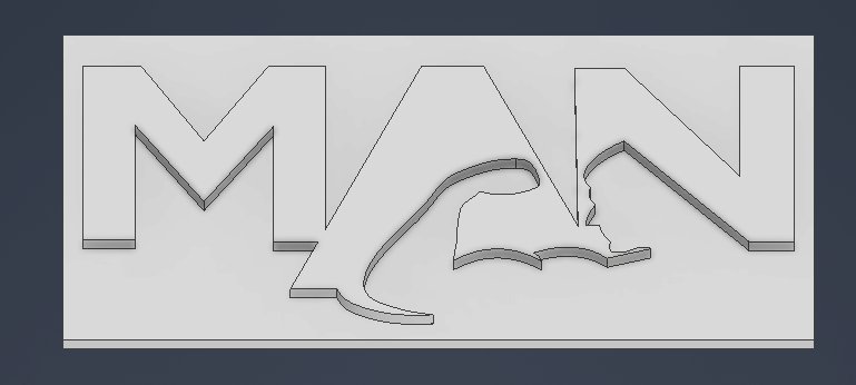 plate with man