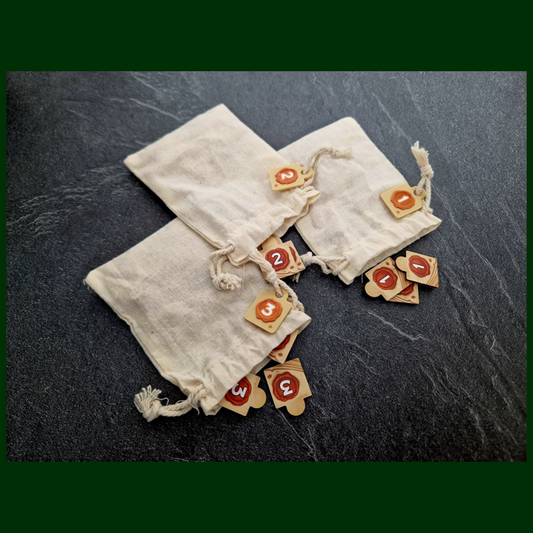 MEN NEFER - Handelsverträge Beutel Anhänger / Trade Contracts Bag Tags