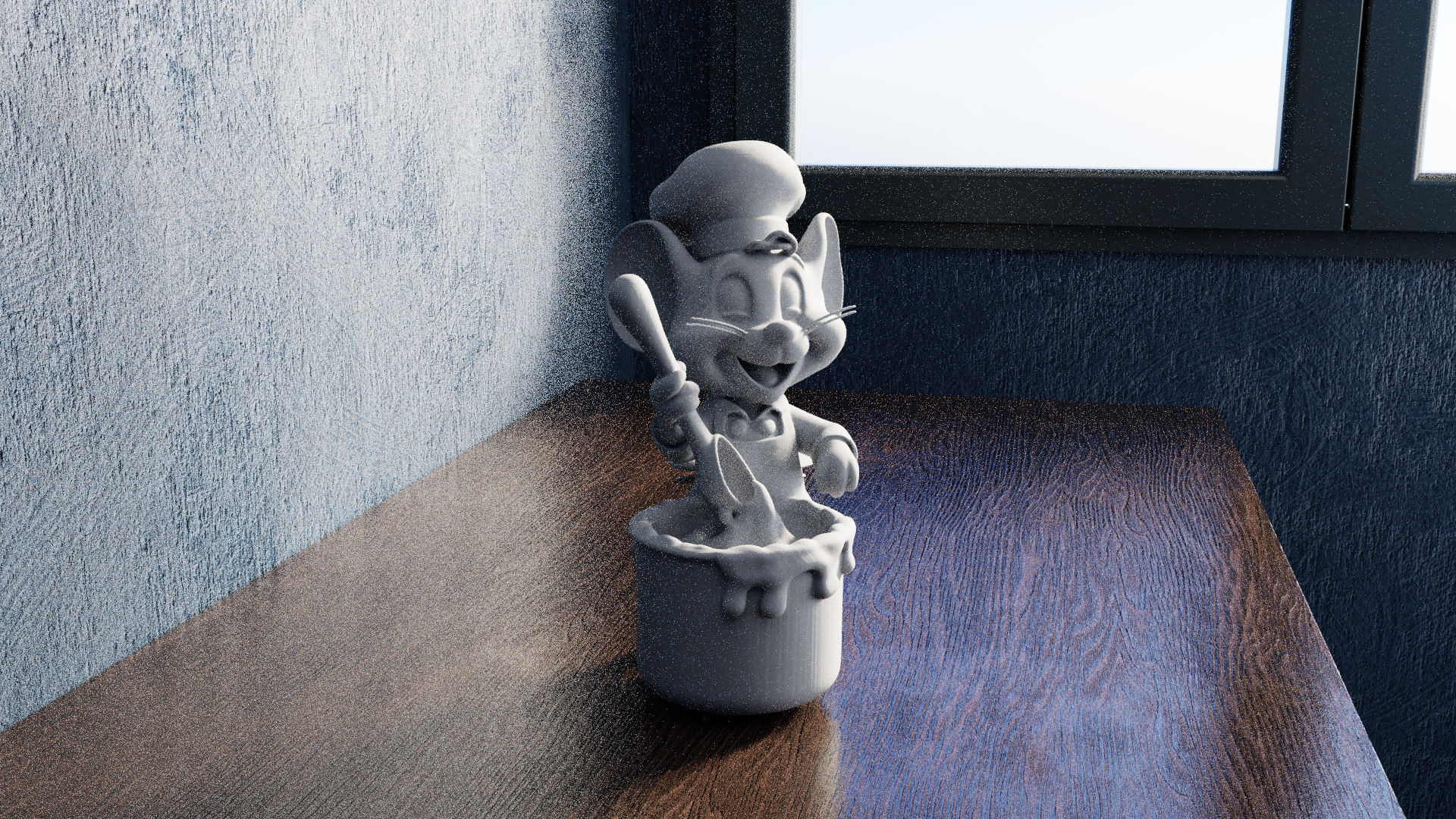 Miniatura 6 do modelo 3D Chef Jerry the Mouse