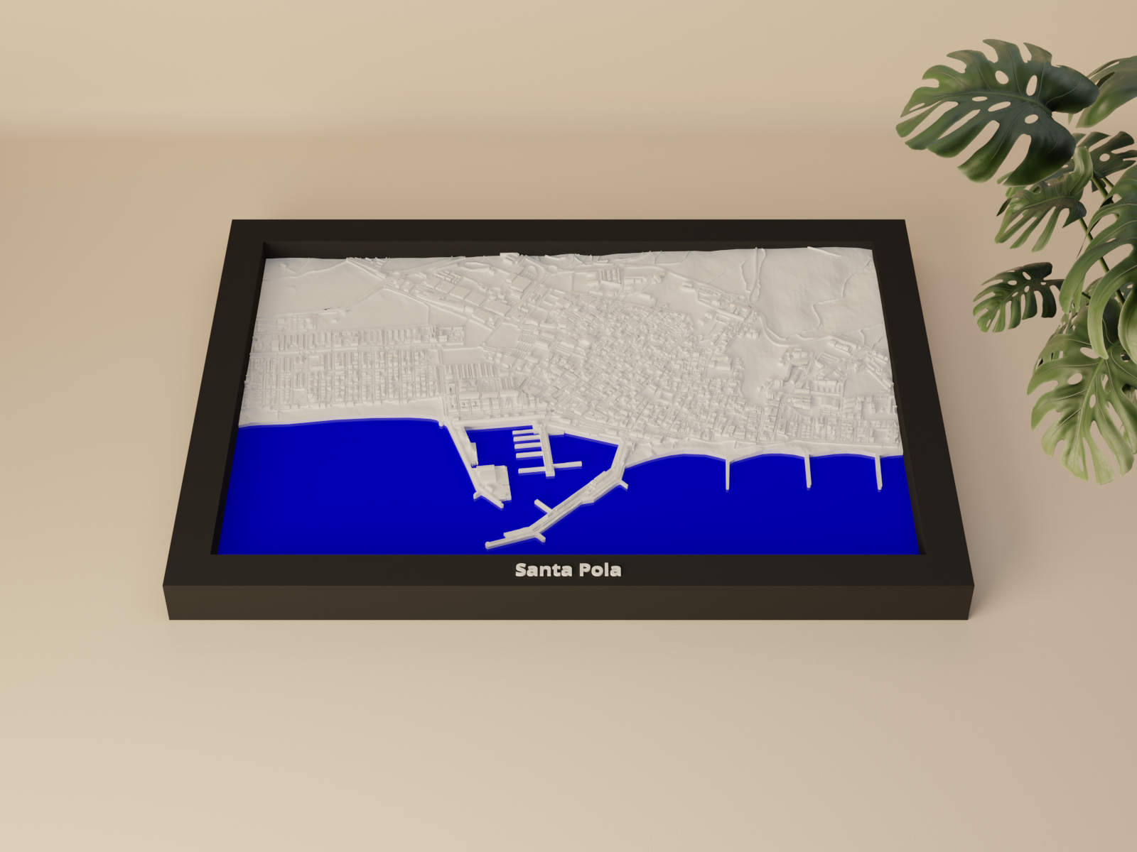 Santa Pola, Spain - 3D Miniature