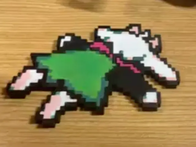 Ralsei Coaster Flat Pixel Art