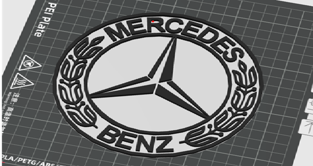 Mercedes-Benz logo for office or workshop
