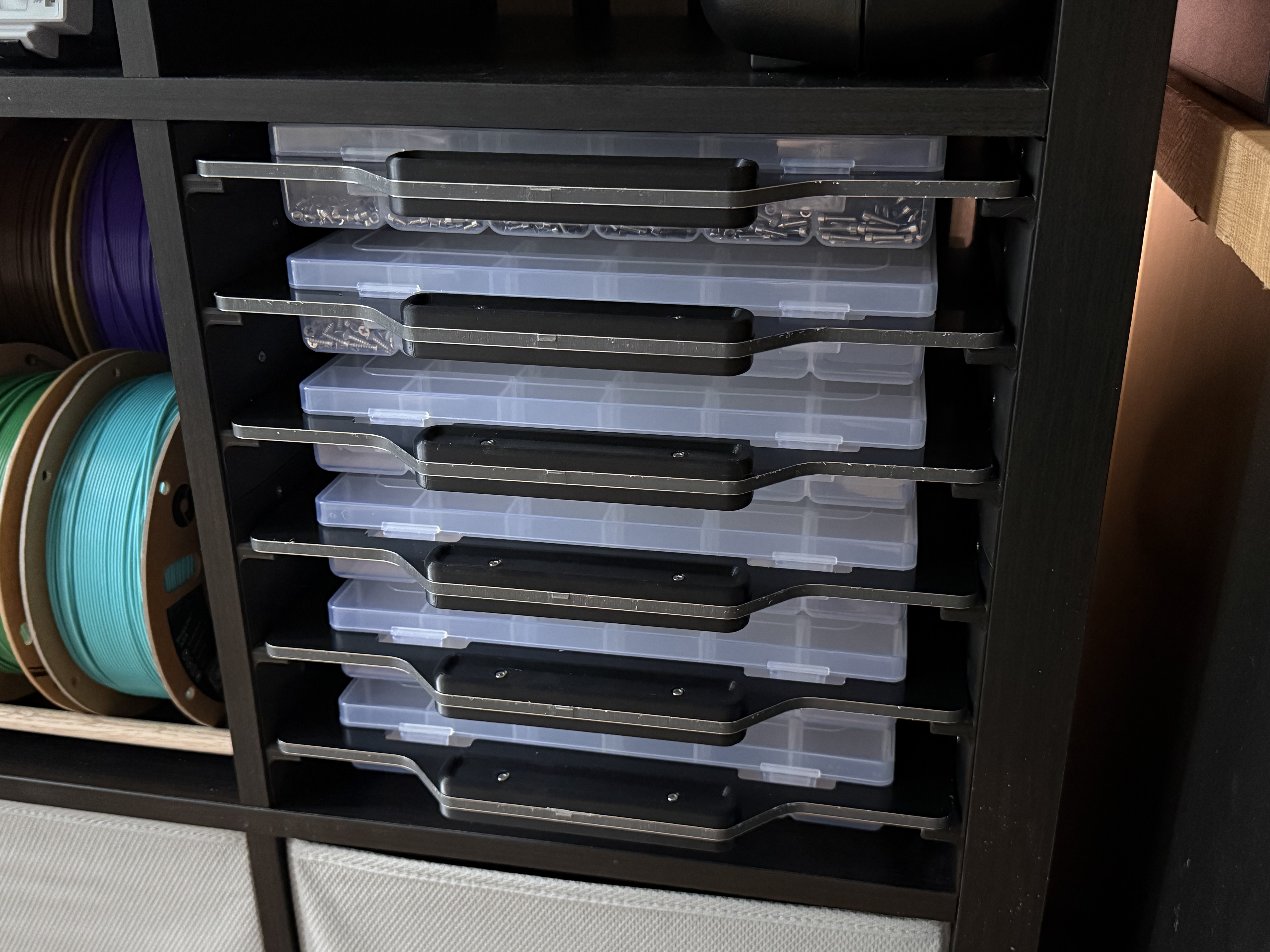 Ikea Kallax Hardware Organizer System