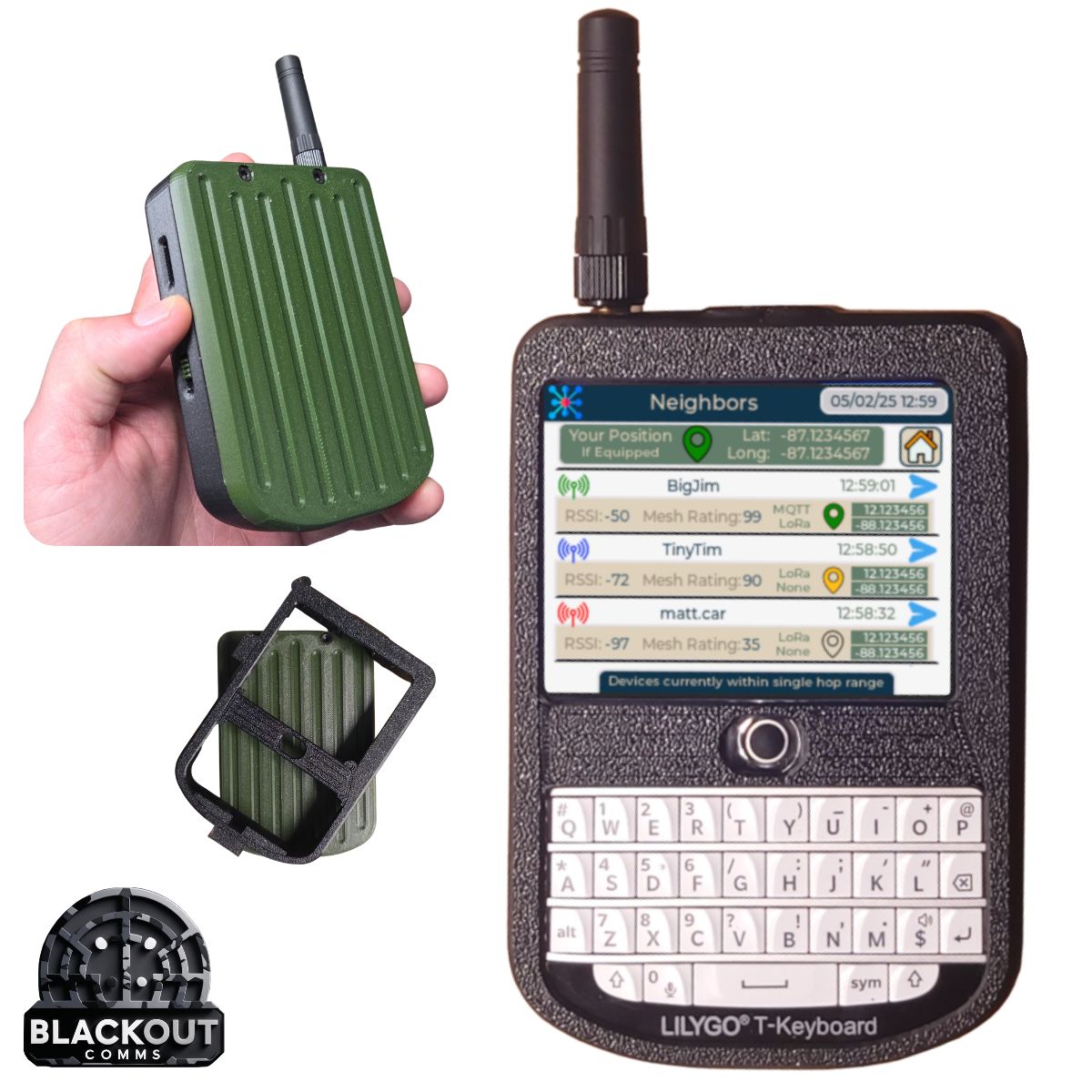 T-Deck Encrypted Off-Grid Text & Tracker for Blackout Comms