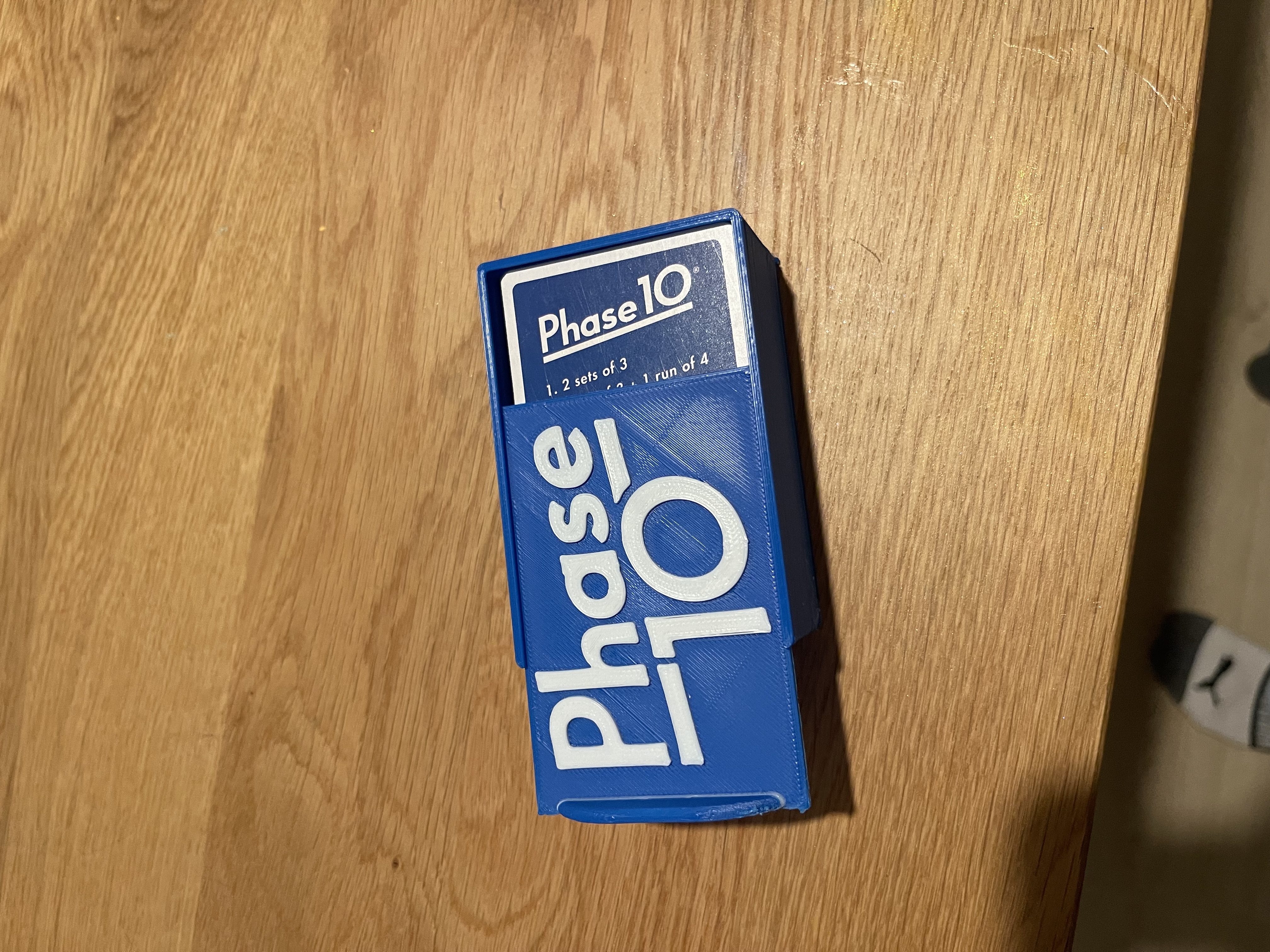 Phase 10 card holding box