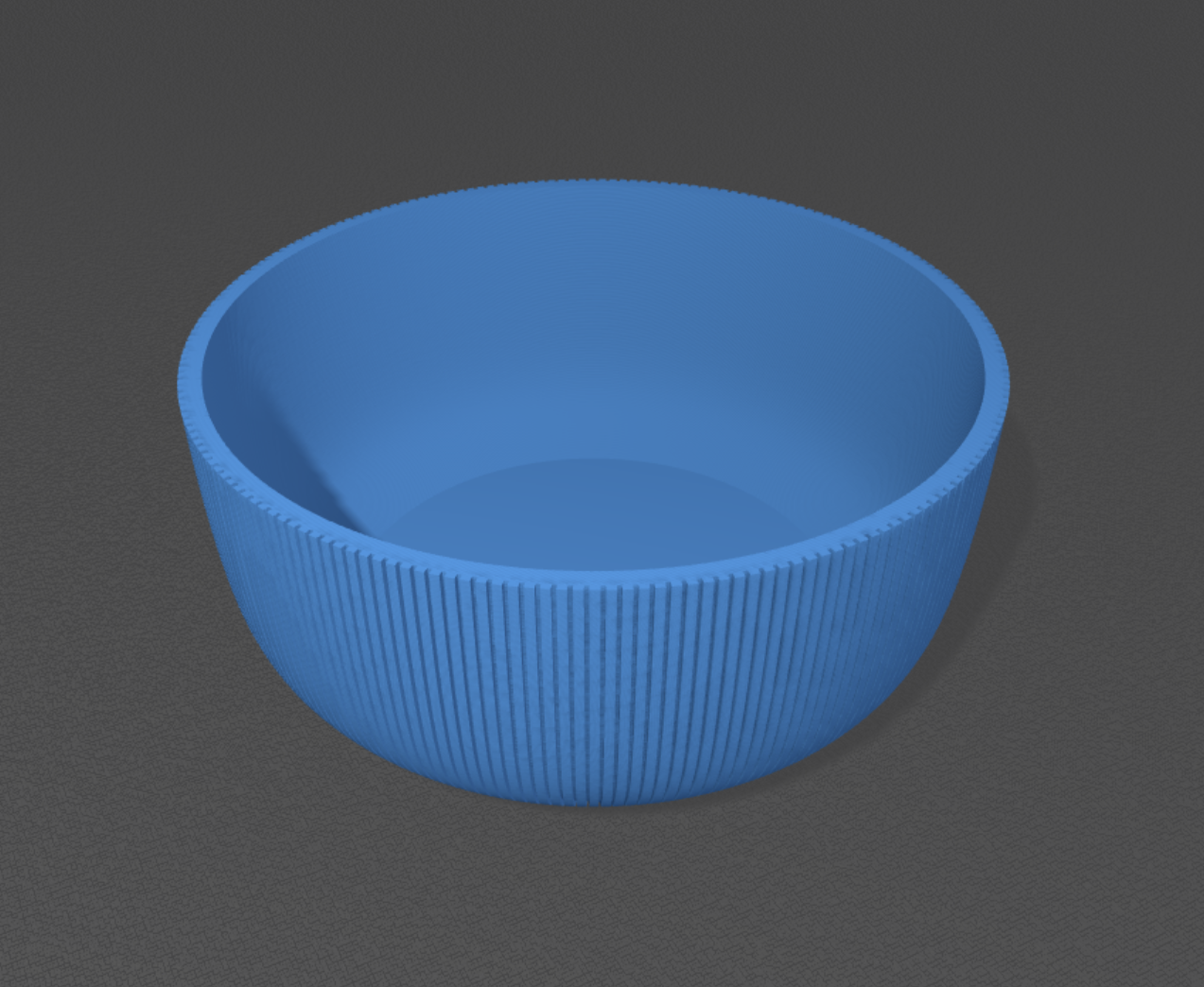Ridged Scoop Bowl