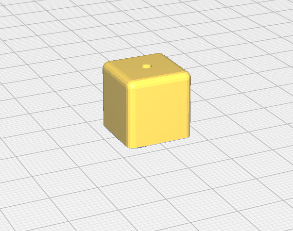 Rounded Cube Bead