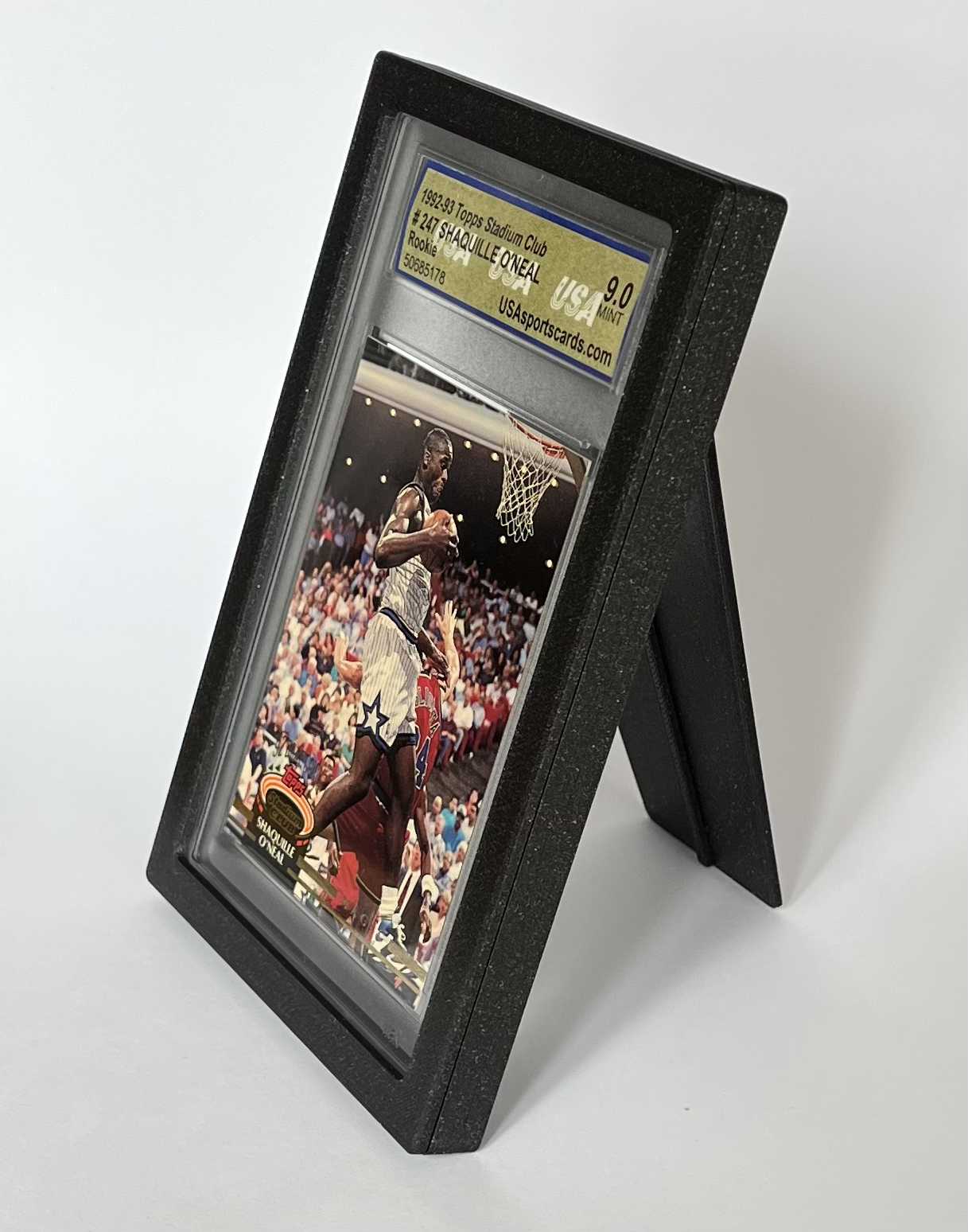 USA (Ultimate Sportscard Authority) graded TCG sports cards wall holder and display frame