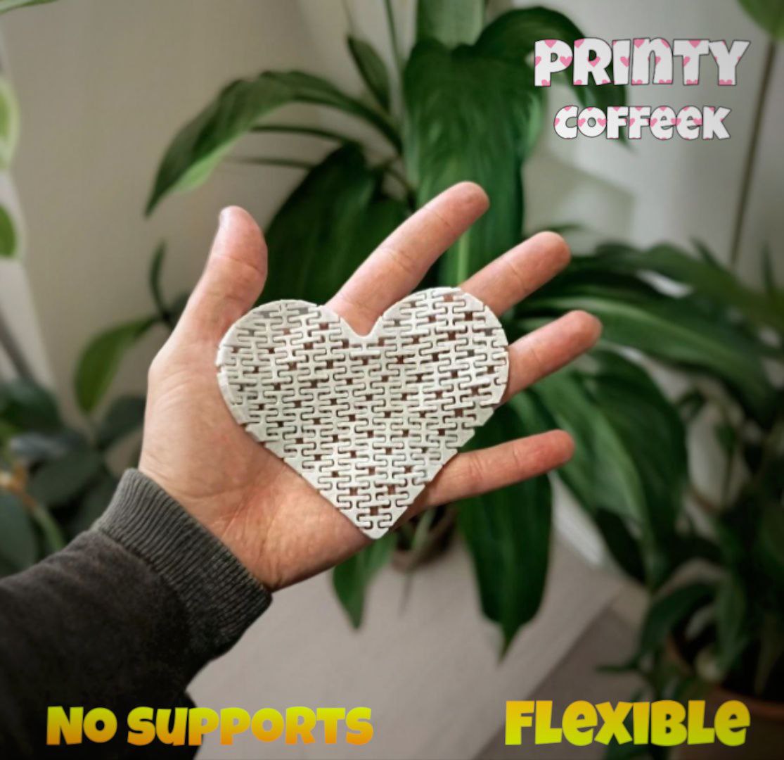 Flexible Heart . Valentine's Day Heart Edition (clean, no stands)