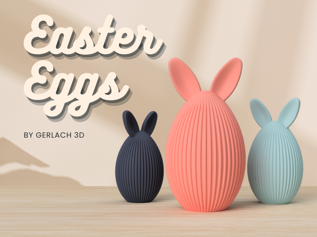 Easter Egg with Bunny Ears