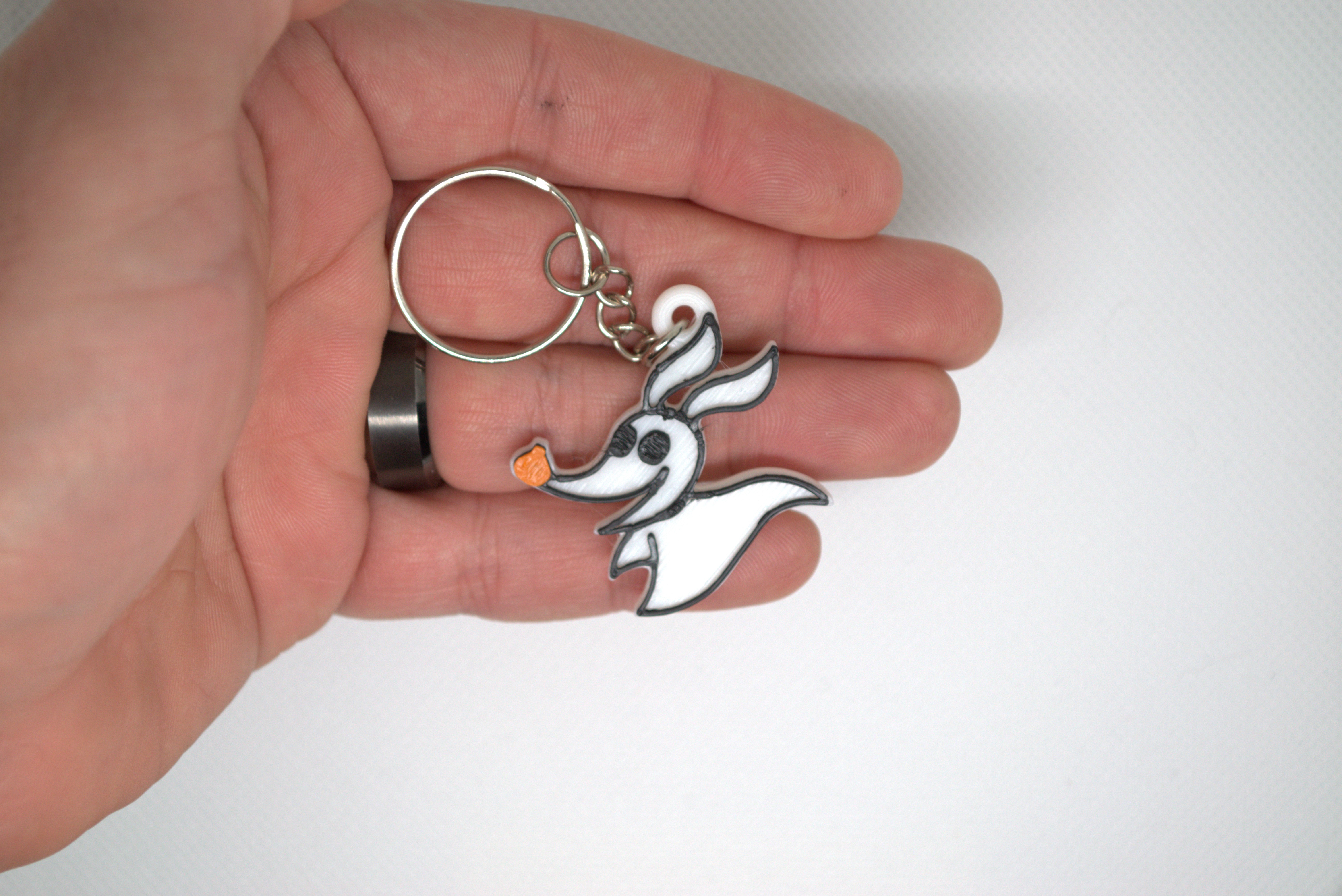 Zero from Nightmare Before Christmas keychain