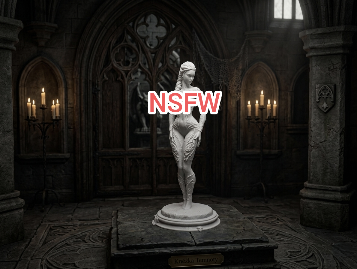 Nude Woman – Dark Fantasy Statue