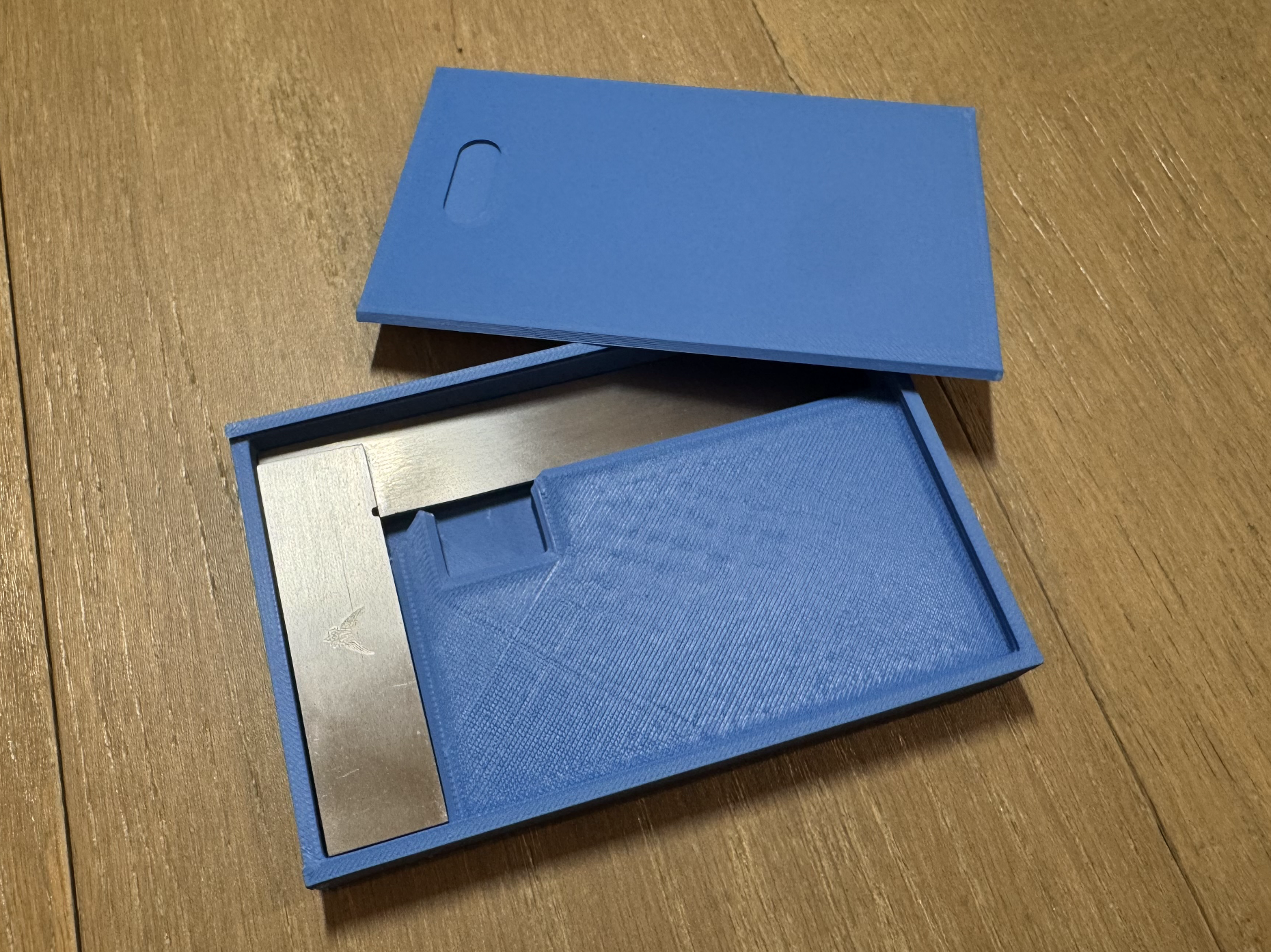 4 Inch Machinist Square Storage Box (Fits 4in x 3in PEC Tools Square) 3D model