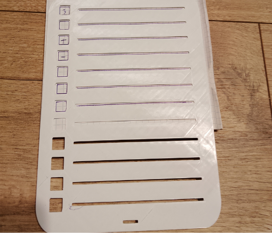 table template for card — miniatura 7