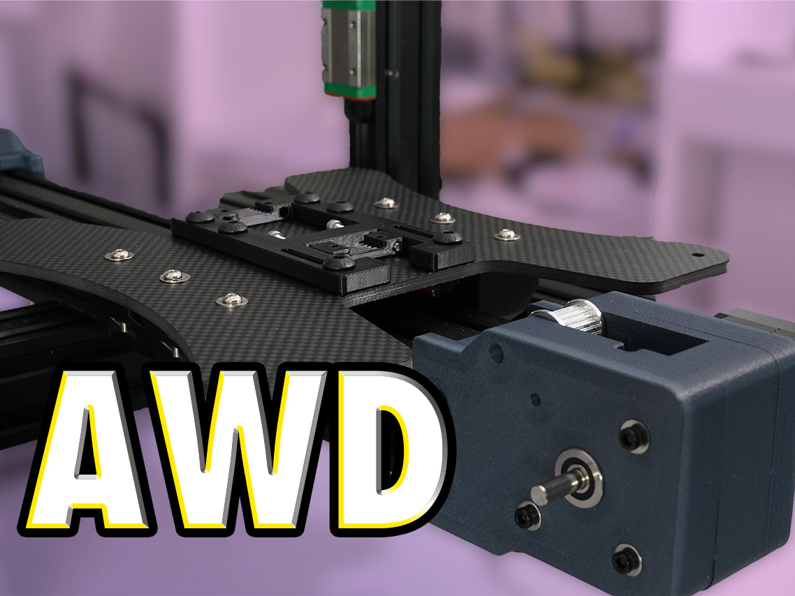 Ender 3 AWD Y axis (for 12mm Belts)